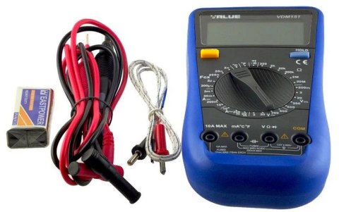 MULTIMETR CYFROWY VALUE VDM-151 MULTIMETR CYFROWY VALUE VDM-151