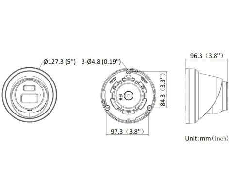 KAMERA IP DS-2CD2383G2-LI2U(2.8MM)/PL Smart Hybrid Light AcuSense - 8 Mpx 4K UHD 2.8 mm Hikvision
