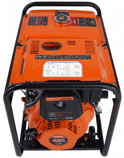 AGREGAT PRĄDOTWÓRCZY DIESEL DAEWOO DDAE 6000XE 5.0kW AGREGAT PRĄDOTWÓRCZY DIESEL DAEWOO DDAE 6000XE 5.0kW