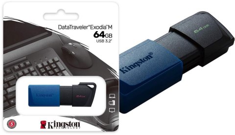 Pendrive Kingston Data Traveler Exodia M 64GB USB3.2 Gen1 Pendrive Kingston Data Traveler Exodia M 64GB USB3.2 Gen1