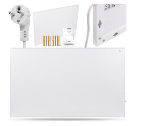 Zestaw Panel grzewczy IR CRONOS Carbon P1000 White Zestaw Panel grzewczy IR CRONOS Carbon P1000 White