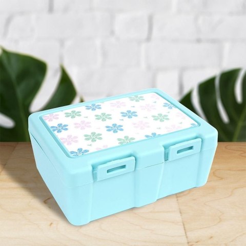 POJEMNIK ŚNIADANIOWY Z PRZEGRODĄ I SZTUĆCAMI LUNCHBOX ŚNIADANIÓWKA POJEMNIK ŚNIADANIOWY Z PRZEGRODĄ I SZTUĆCAMI LUNCHBOX ŚNIADANIÓWKA