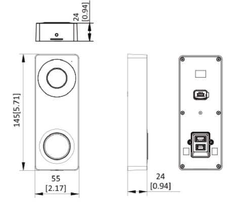 ZESTAW WIDEODOMOFONOWY DS-KIS313-P Hikvision