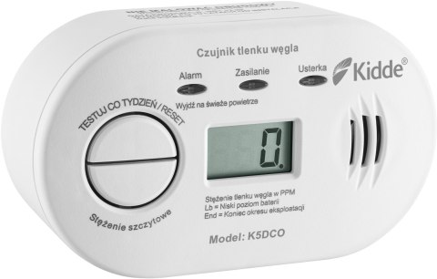 Czujnik czadu z wyświetlaczem Kidde K5DCO Czujnik czadu z wyświetlaczem Kidde K5DCO