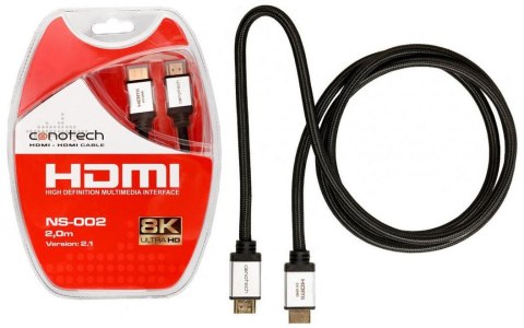 Kabel Hdmi Conotech NS-002 8K ver. 2.1 - 2 metry Kabel Hdmi Conotech NS-002 8K ver. 2.1 - 2 metry