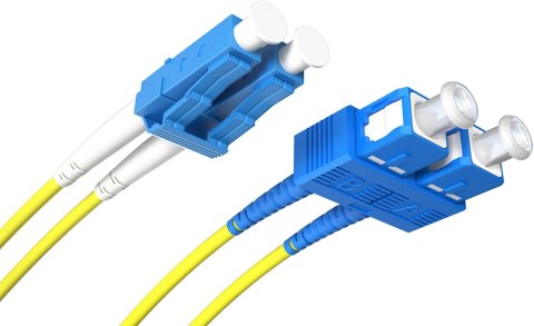 PATCHCORD ŚWIATŁOWODOWY SM SC/UPC-LC/UPC DUPLEX 10m PATCHCORD ŚWIATŁOWODOWY SM SC/UPC-LC/UPC DUPLEX 10m