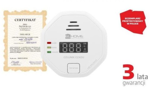 Czujnik czadu El Home CD-92B8 wolnostojący, wyswietlacz LCD, 3 lata gwarancji Czujnik czadu El Home CD-92B8 wolnostojący, wyswietlacz LCD, 3 lata gwarancji