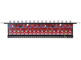 16-kanałowy separator AHD, HD-CVI, HD-TVI z zabezpieczeniem przeciwprzepięciowym i dystrybucją zasilania EWIMAR LHSO-16R-EXT-FPS