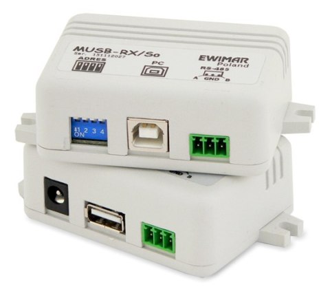 Adresowalny przedłużacz myszy USB z separowanym odbiornikiem EWIMAR MUSB-1/1/So v3.2 Adresowalny przedłużacz myszy USB z separowanym odbiornikiem EWIMAR MUSB-1/1/So v3.2