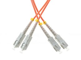 PATCHCORD ŚWIATŁOWODOWY MM SC/UPC-SC/UPC DUPLEX OM2 10m