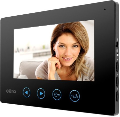 MONITOR "EURA" VDA-06A3 CZARNY kolor 7'' pamięć wewnętrzna MONITOR "EURA" VDA-06A3 CZARNY kolor 7'' pamięć wewnętrzna