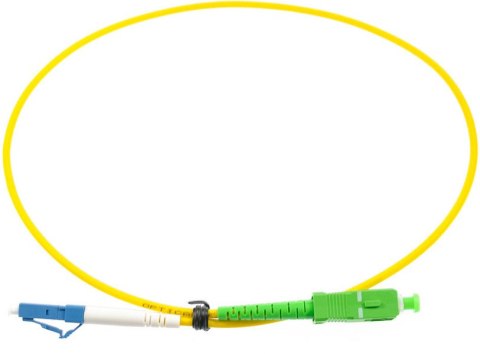 PATCHCORD ŚWIATŁOWODOWY SM SC/APC-LC/UPC SIMPLEX 3.0MM 0,5m