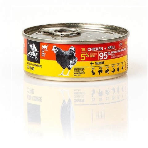3Coty CHICKEN + KRILL for Adult cats 80g 3Coty CHICKEN + KRILL for Adult cats 80g