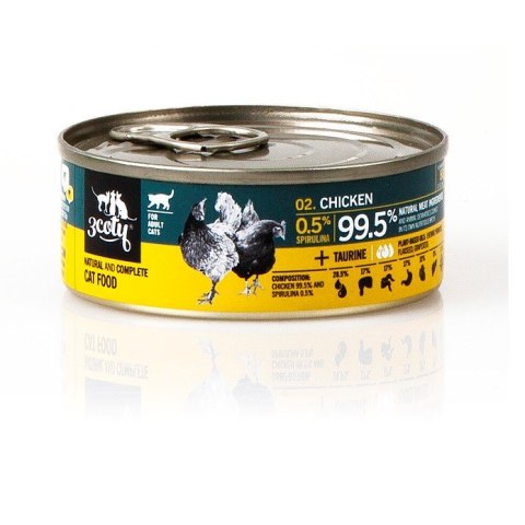 3Coty CHICKEN with Spirulina for Adult cats 80g 3Coty CHICKEN with Spirulina for Adult cats 80g