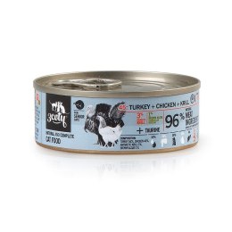 3Coty TURKEY + CHICKEN + KRILL for Senior Cats 80g