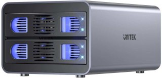 Unitek Obudowa RAID do dysku SATA 2.5''/3.5'' - 4 tryby, 40TB, 5Gb/s