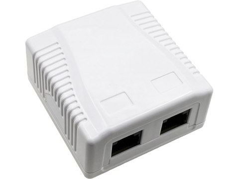 Gniazdo natynkowe UTP kat.6 2xRJ45 ALANTEC