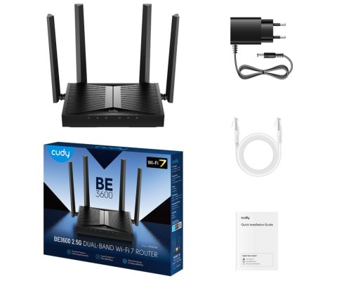 ROUTER WR3600H Wi-Fi 7 2.4 GHz, 5 GHz CUDY ROUTER WR3600H Wi-Fi 7 2.4 GHz, 5 GHz CUDY