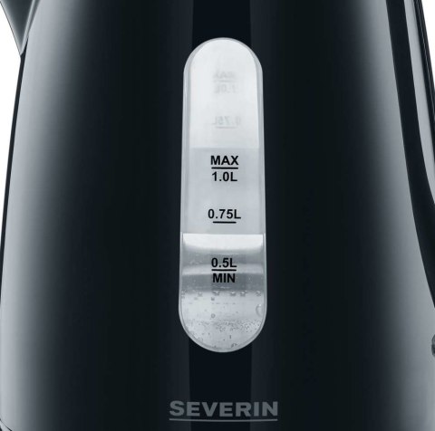 SEVERIN CZAJNIK ELEKTRYCZNY 1L, PLASTIK, ZAKRYTA GRZAŁKA, WSKAŹNIK POZIOMU WODY, ZAKRYTY ELEMENT GRZEJNY, MOC 2200W WK3410 SEVERIN CZAJNIK ELEKTRYCZNY 1L, PLASTIK, ZAKRYTA GRZAŁKA, WSKAŹNIK POZIOMU WODY, ZAKRYTY ELEMENT GRZEJNY, MOC 2200W WK3410