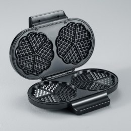 SEVERIN WAFLOWNICA PODWÓJNA, KSZTAŁ GOFRÓW SERCA, POWŁOKA ANTYADHEZYJNA, STAL, MOC 1200W WA2106