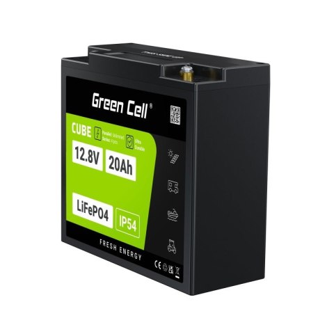 GREEN CELL AKUMULATOR LIFEPO4 CUBE 20AH 12V/12.8V 256WH LFPGC12V20AH GREEN CELL AKUMULATOR LIFEPO4 CUBE 20AH 12V/12.8V 256WH LFPGC12V20AH