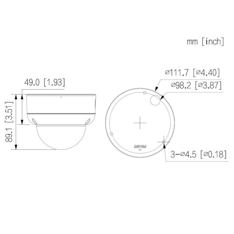 KAMERA WANDALOODPORNA IP IPC-HDBW3649E-AS-IL-0280B WizSense Smart Dual Light - 6 Mpx 2.8 mm DAHUA KAMERA WANDALOODPORNA IP IPC-HDBW3649E-AS-IL-0280B WizSense Smart Dual Light - 6 Mpx 2.8 mm DAHUA