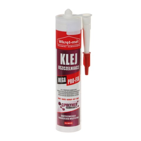KLEJ USZCZELNIACZ KU-310-BI KARTUSZ 310 ml BIAŁY WKRĘT-MET KLIMAS KLEJ USZCZELNIACZ KU-310-BI KARTUSZ 310 ml BIAŁY WKRĘT-MET KLIMAS