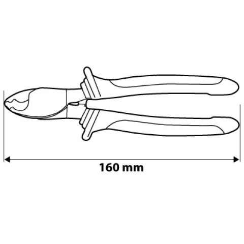 OBCINAK DO KABLI 160MM OBCINAK DO KABLI 160MM