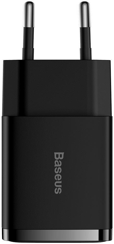 ŁADOWARKA SIECIOWA Baseus Compact Charger CCXJ010201 10.5W 2x USB-A CZARNA ŁADOWARKA SIECIOWA Baseus Compact Charger CCXJ010201 10.5W 2x USB-A CZARNA