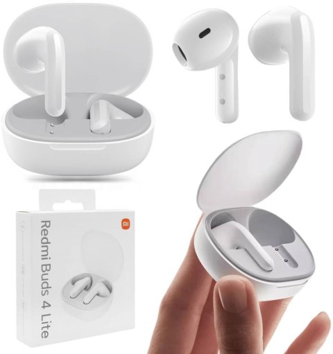 Słuchawki Xiaomi Redmi Buds 4 Lite biały Słuchawki Xiaomi Redmi Buds 4 Lite biały