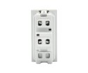 GNIAZDO NATYNKOWE POJEDYNCZE Z ŁĄCZNIKIEM ATLO-S1IP5-SW 220 ... 240 V 10 A ATLO