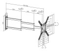 UCHWYT DO TELEWIZORA LUB MONITORA BRATECK-LPA84-445XL BRATECK