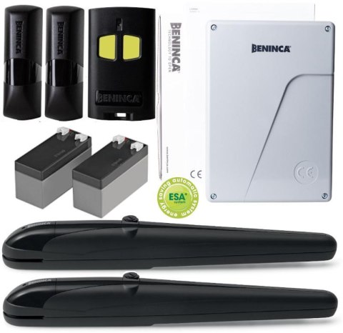 Zestaw Beninca KBOB2124DK.P TURBO 24V do 4m bram dwuskrzydłowych + akumulatory Zestaw Beninca KBOB2124DK.P TURBO 24V do 4m bram dwuskrzydłowych + akumulatory