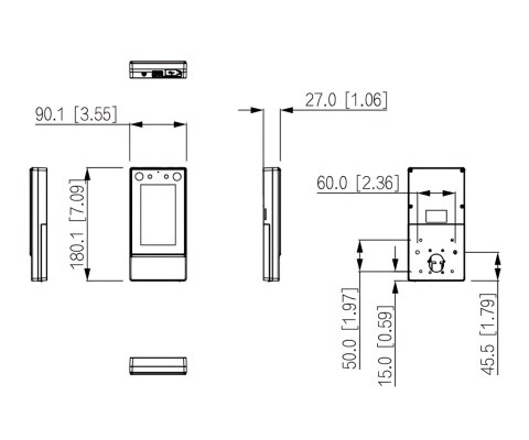 KONTROLER DOSTĘPU ASI6213S-PW DAHUA