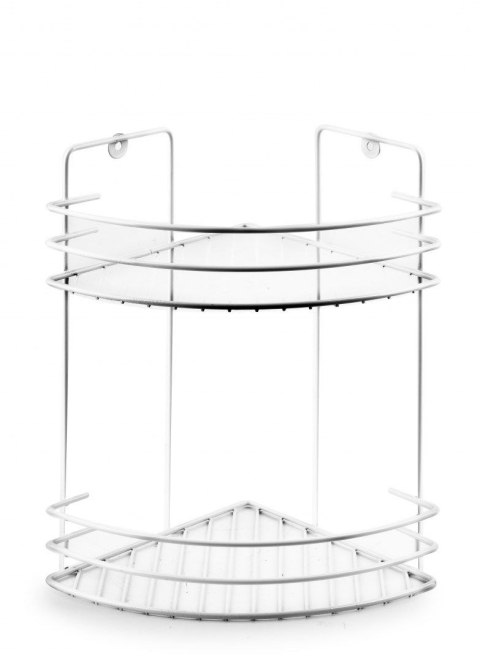 PÓŁKA ŁAZIENKOWA H30X19X19CM 2 POZIOMY TRÓJKĄTNA PÓŁKA ŁAZIENKOWA H30X19X19CM 2 POZIOMY TRÓJKĄTNA