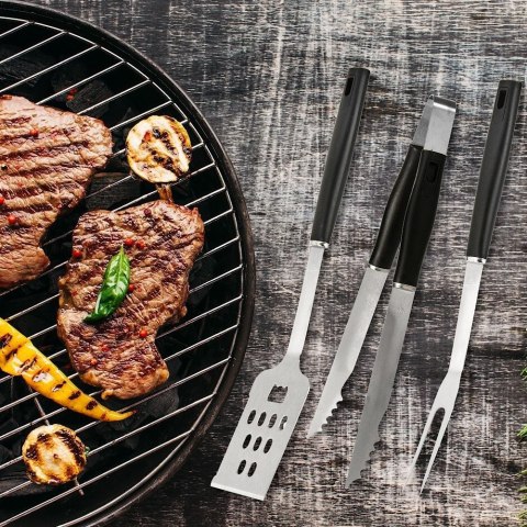 PRZYBORY AKCESORIA DO GRILLOWANIA DO GRILLA SZCZYPCE ŁOPATKA WIDELEC ZESTAW 3 EL. PRZYBORY AKCESORIA DO GRILLOWANIA DO GRILLA SZCZYPCE ŁOPATKA WIDELEC ZESTAW 3 EL.
