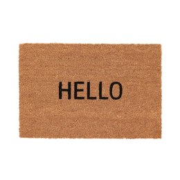 Wycieraczka Do Butów Zewnętrzna Z Włókna Kokosowego Hello 60X40Cm