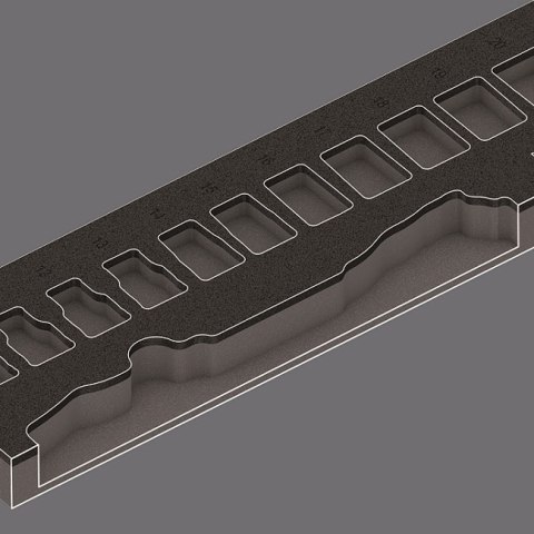 WKŁADKA PIANKOWA ZYKLOP 1/2'' 8000 C, SET 1, 31CZ. WKŁADKA PIANKOWA ZYKLOP 1/2'' 8000 C, SET 1, 31CZ.