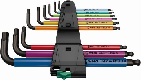 ZESTAW KLUCZY TRZPIENIOWYCH Z KULKĄ 950 SPKL/9 HEX 1.5-10MM ZESTAW KLUCZY TRZPIENIOWYCH Z KULKĄ 950 SPKL/9 HEX 1.5-10MM