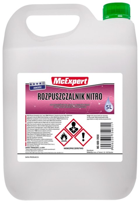 ROZPUSZCZALNIK NITRO DC 5L ROZPUSZCZALNIK NITRO DC 5L