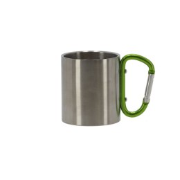 Turystyczny Metalowy Kubek Z Karabińczykiem 0,2L