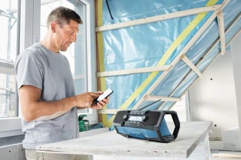 RADIO AKUMULATOROWE GPB 18V-2 SC DAB+/FM BLUETOOTH 0*AH