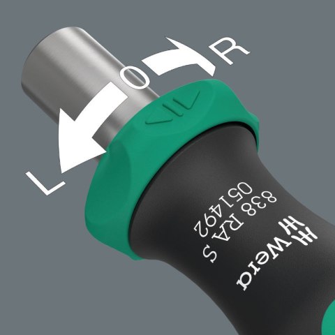 RĘKOJEŚĆ Z UCHWYTEM DO GROTÓW 838 RA S,FUNKCJA GRZECH. 1/4'' RĘKOJEŚĆ Z UCHWYTEM DO GROTÓW 838 RA S,FUNKCJA GRZECH. 1/4''