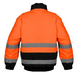 KURTKA ROBOCZA OSTRZEGAWCZA OCIEPLANA POMARAŃCZOWA ROZM. XL