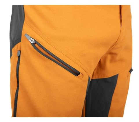 SPODNIE ROBOCZE OUTDOOR 4 WAY STRETCH MUSZTARD.-SZARE ROZ M