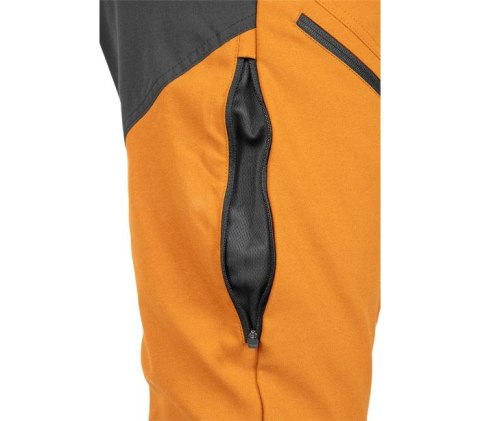 SPODNIE ROBOCZE OUTDOOR 4 WAY STRETCH MUSZTARD.-SZARE ROZ M