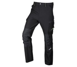SPODNIE ROBOCZE MIX&MATCH CZARNO-ZIELONE ROZMIAR M.