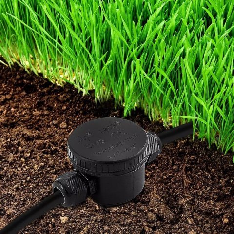 Puszka Złączka Mufa Hermetyczna 2x3Pin Czarna 24A AC:450V Średnica przewodu 5-9mm IP66 V-TAC VT-881 Puszka Złączka Mufa Hermetyczna 2x3Pin Czarna 24A AC:450V Średnica przewodu 5-9mm IP66 V-TAC VT-881
