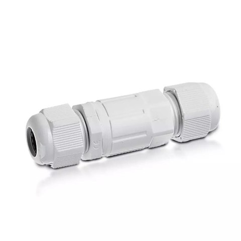 Złączka Mufa Hermetyczna 2x3Pin Biała Średnica przewodu 4-6,5mm IP68 V-TAC VT-792 Złączka Mufa Hermetyczna 2x3Pin Biała Średnica przewodu 4-6,5mm IP68 V-TAC VT-792
