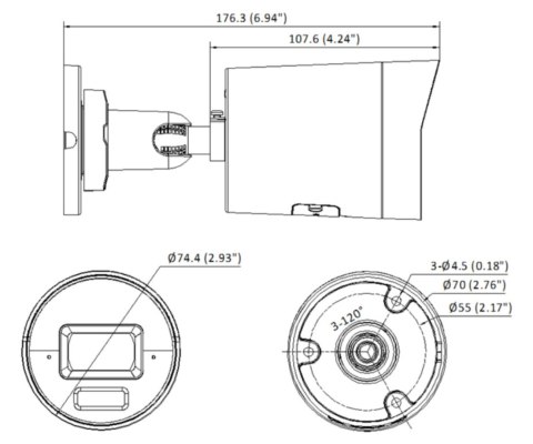 KAMERA IP DS-2CD2046G2H-I2U/SL(2.8MM)(EF) AcuSense - 4 Mpx 2.8 mm Hikvision KAMERA IP DS-2CD2046G2H-I2U/SL(2.8MM)(EF) AcuSense - 4 Mpx 2.8 mm Hikvision